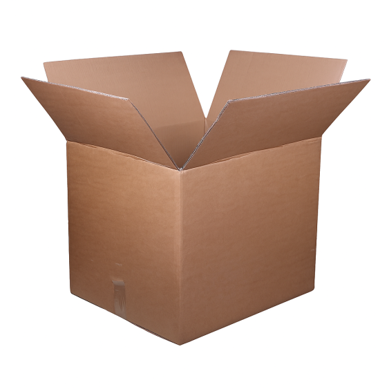 Vouwdoos FEFCO 0201 590x490x480 mm CB-golf bruin nieuw