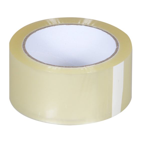 Tape PP Acryl LN transparant 48 mm x 66 meter - 28my Standaard