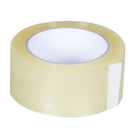 Tape PP Acryl LN transparant 50 mm x 66 meter - 32my Quattro