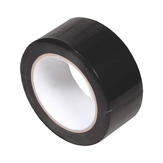 Vloertape 50 mm x 33 meter zwart
