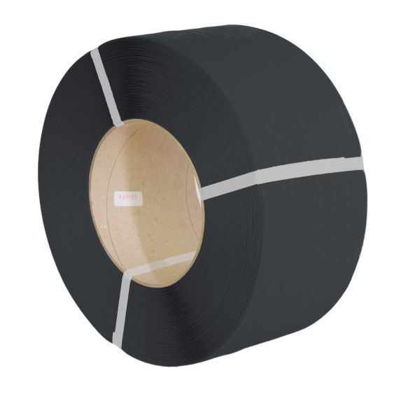PP omsnoeringsband zwart 12,7 mm x 0,85mm 1800 meter K406