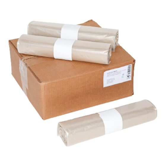Knapzak 400 liter LDPE 60 my Onbedrukt - 60 Zakken