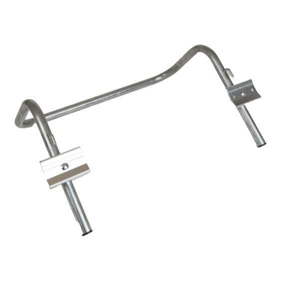 Knapzak Muurhouder 300/400 Liter Verzinkt Staal Grijs - muurbevestiging