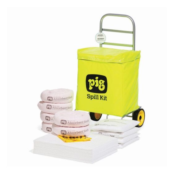 Quick-Response Oil-Only Spill Trolley met Hoge Zichtbaarheid