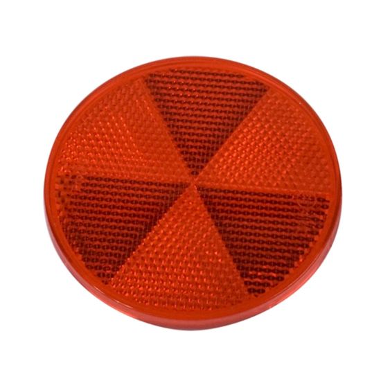 Reflector Zelfklevend Aspöck Rood Rond Ø60 mm