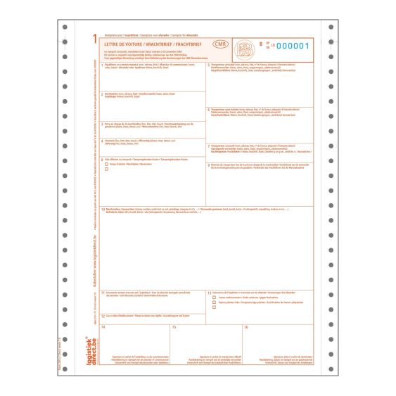 Belgische CMR op de ketting