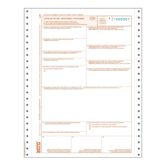 Belgische CMR op de ketting