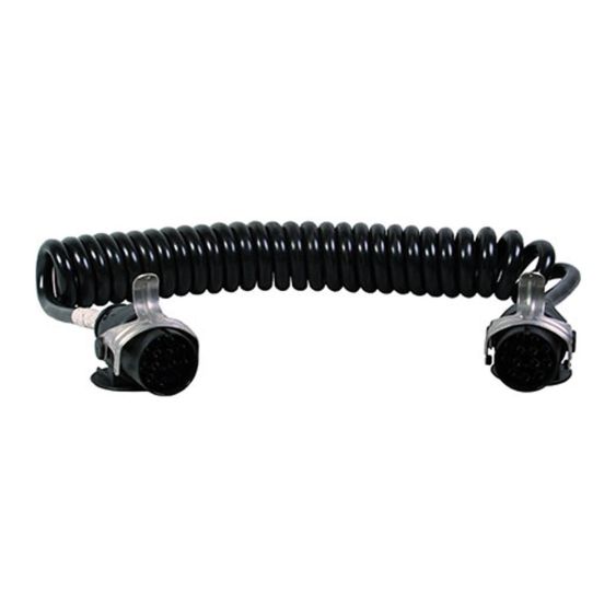 Spiraalkabel compleet 13-polige stekker 24V ADR/VLG