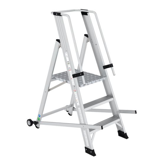 Wixor Opvouwbare Magazijntrap - 3 treden