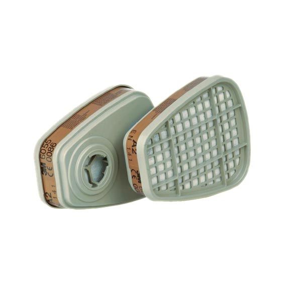 Gas- en dampfilter 3M 6055 A2