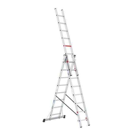 Wixor Professionele Ladder - 3x8 sporten 