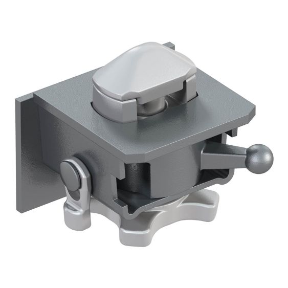 Twistlock 1 ½ met rugplaat compleet