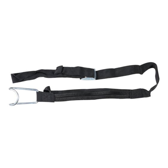 Spanriem voor Rolcontainer Zwart 1050x25 mm met Elastiek