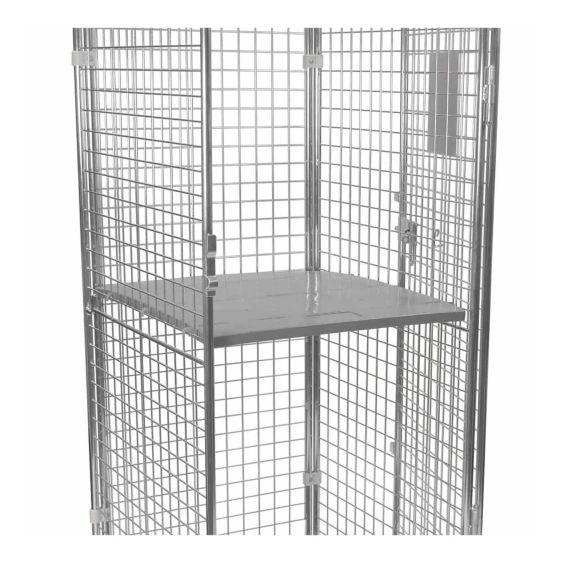 Kunststof Legbord grijs voor 2-zijdige Rolcontainer ADB of Nestbare Rolcontainer Ergo 1460 S