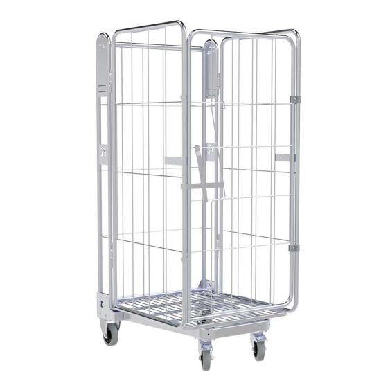 Nestbare Rolcontainer 1450 Metaal 4-zijdig