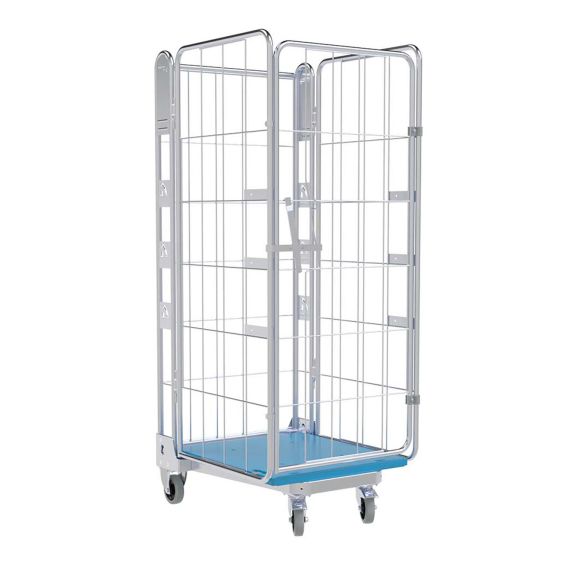 Nestbare Rolcontainer 1630 Kunststof 4-zijdig