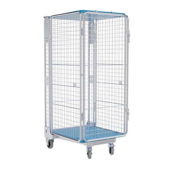 Nestbare Rolcontainer ADB 1450 Kunststof 5-zijdig