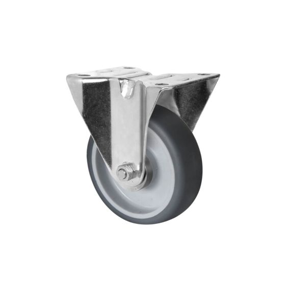 Bokwiel Ø100 mm PP/TPE Zwart 100 kg