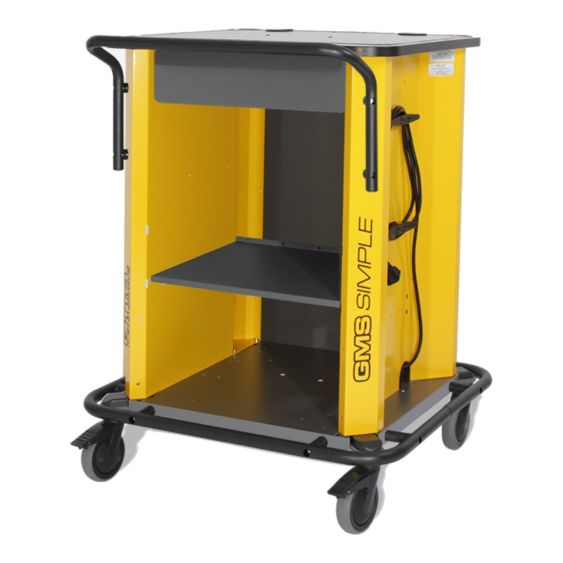 Mobiele Werkplek GMS Simple Computerkast excl. Accu