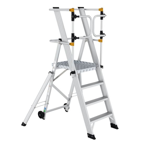 Wixor Opvouwbare Magazijntrap Extra veilig - 4 treden