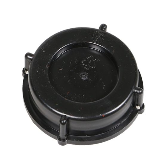 Schroefdop HDPE rond 51 mm zwart