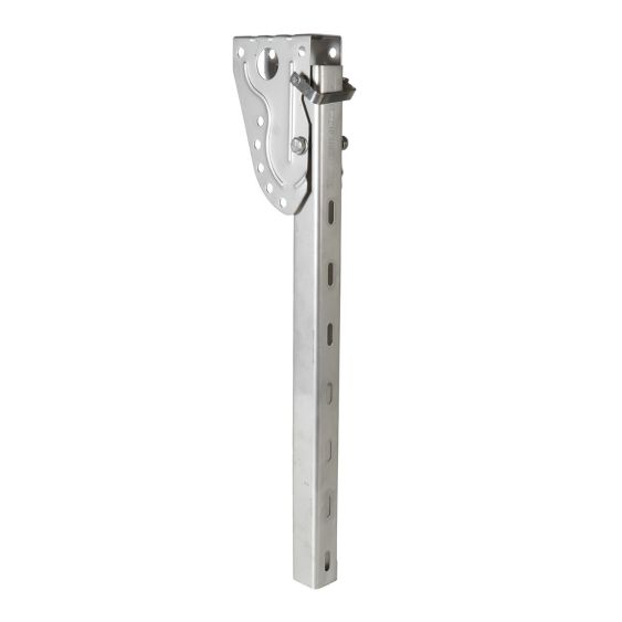 Zwenkbare Steun RVS Heavy Zijafschermingsprofiel 690 mm