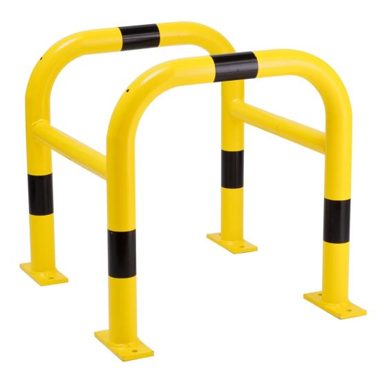 Kolombescherming Staal Geel/Zwart 500x500 mm