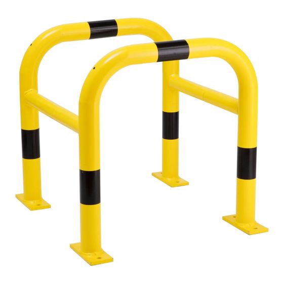 Kolombescherming Staal Verzinkt Geel/Zwart 600x600 mm