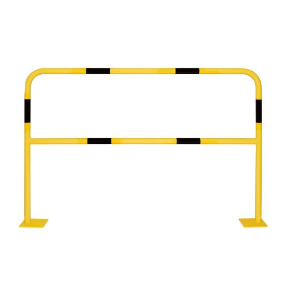 Veiligheidshek Gecoat Ø40 mm Geel/Zwart 1500x1000 mm