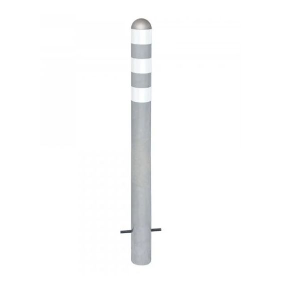 Rampaal Verzinkt Ø108 Grijs/Wit Inbetonneren