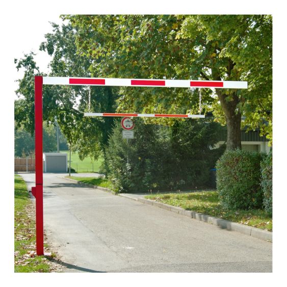Draaibare Hoogtebegrenzer Rood/Wit 3000x2650 mm