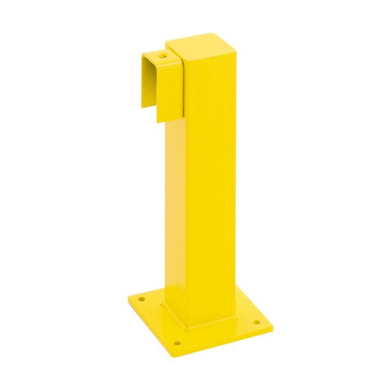 Begin- of Eindpaal Magazijn Railing XL Gecoat 500 mm