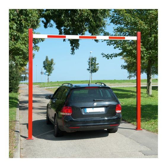 Doorgang- en Hoogtebegrenzer Rood/Wit 4230x3010 mm