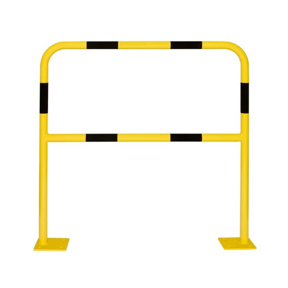 Veiligheidshek Gecoat Ø40 mm Geel/Zwart 1000x1000 mm 