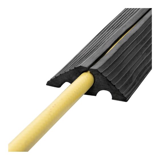 Industriële Rubber Vloer Kabelbeschermer - 20 mm Gat