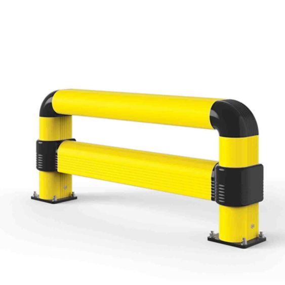 Stellingbescherming Ø150 Verstelbare Balk 2400x550mm