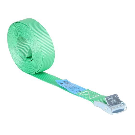 Spanband met Gesp 25 mm 3M Groen - Verzinkte Klemgesp