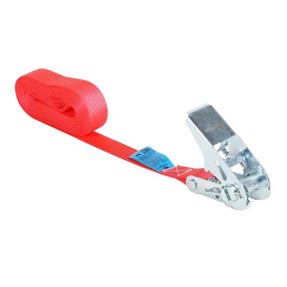 Eindloze Spanband 25 mm 0,8 ton 8M Rood
