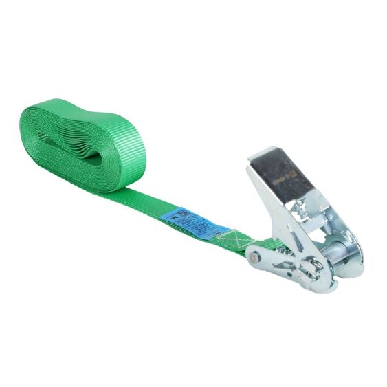 Eindloze Spanband 25 mm 0,8 ton 2,5M Groen