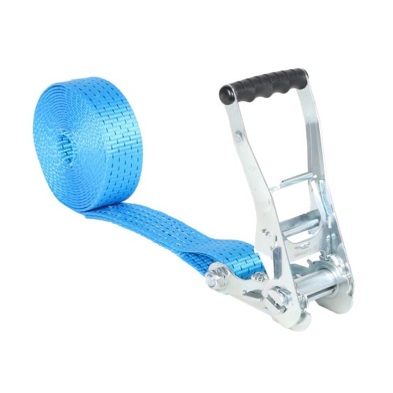 Spanband met Ratel 50 mm 5 ton 5M Blauw Blokratel