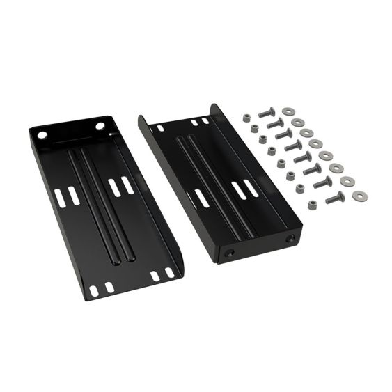 Montagesteunen staal voor onderbouwkisten tot 400 mm diep