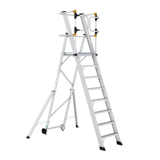 Wixor Opvouwbare Magazijntrap Extra veilig - 8 treden