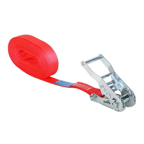 Eindloze Spanband 25 mm 1,5 ton 8M Rood
