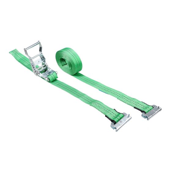 Spanband 35 mm 2 ton 5M Groen met Sleufgatftting