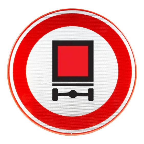 Verkeersbord RVV C22 Gesloten voor ADR Ø 60 cm