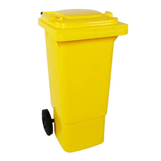 Minicontainer 80 liter geel - voor DIN-opname