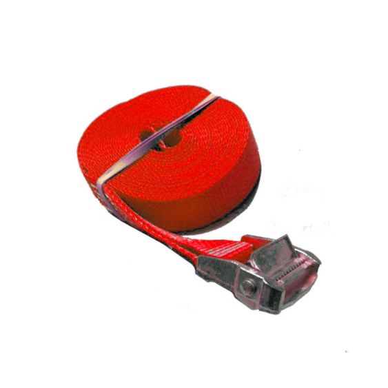 Bagagegordel 35 mm. 2,5M Rood