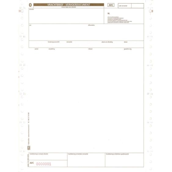 AVC ketting 4 voud model orat (500 ex.)