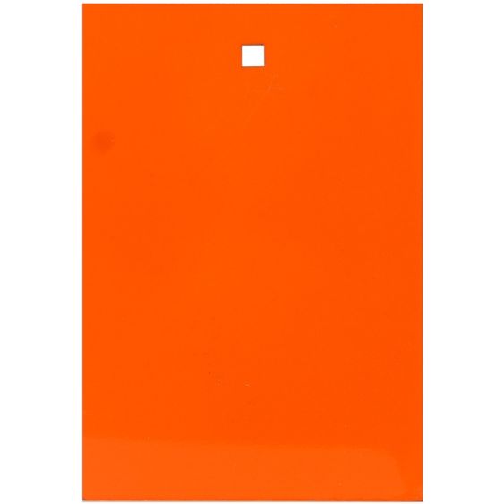 Los ADR blanco X RVS bordje 135 x 93 x 0,5 mm