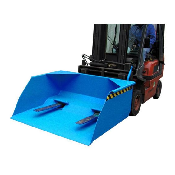 Schepbak voor Heftruck Bauer BSM Blauw 2000 Liter
